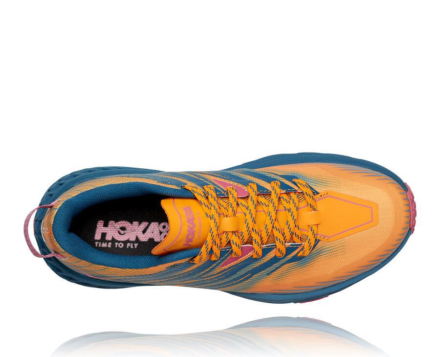 Hoka One One Spor Ayakkabı Kadın Mavi - Speedgoat 4 - GN2863150